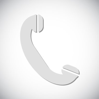 Telefon Düz Simgesi