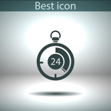 Kronometre simgesi tasarım