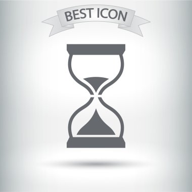 Kum saati simgesi tasarım