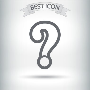 Soru işareti simgesi simgesi