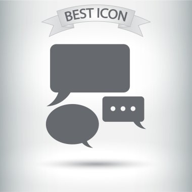 komik konuşma kabarcıklar simgesi