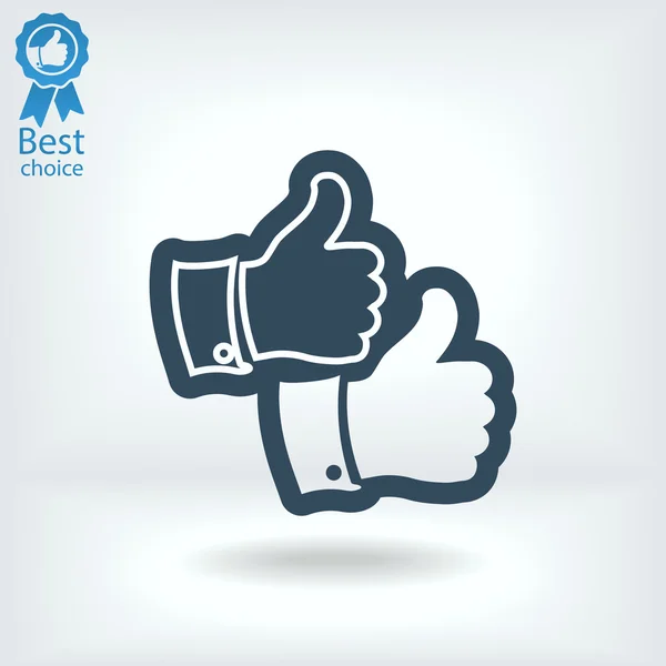 Thumb up icon — Stock Vector