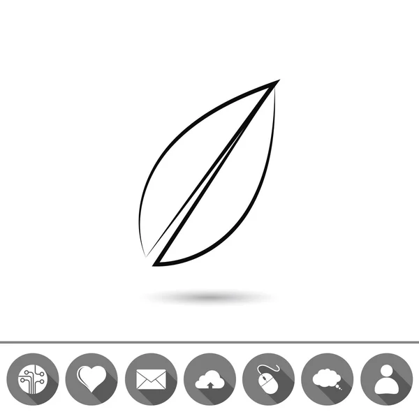 Tree leaves icon — Stock Vector