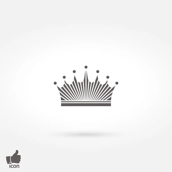 Crown ikon design – Stock-vektor