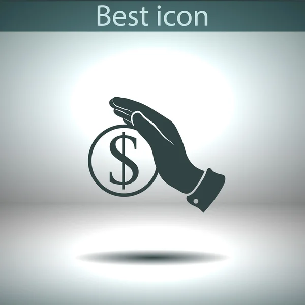 Ahorrar dinero icono — Vector de stock