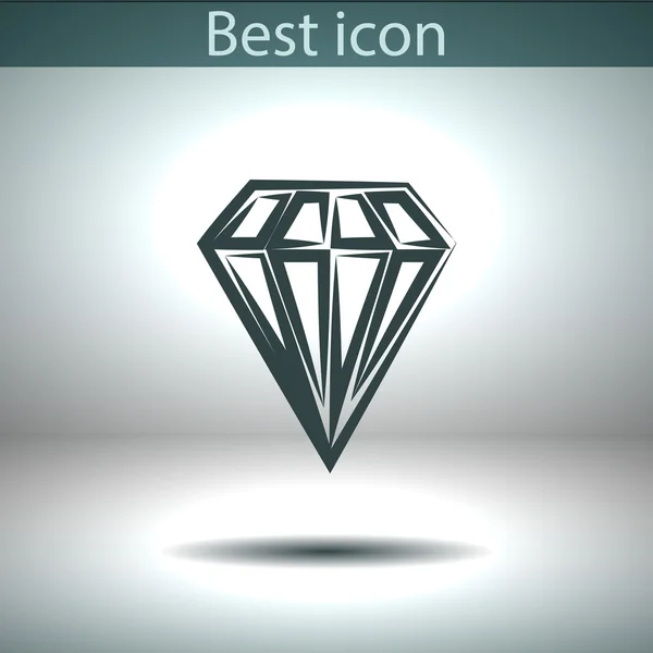 Diamantpictogram — Stockvector