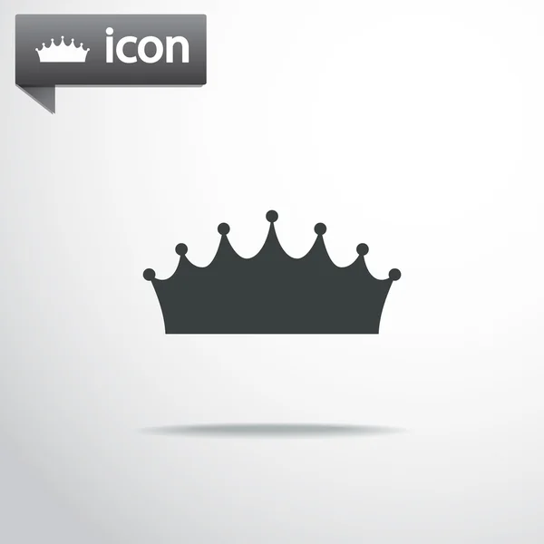 Crown icon design — Stock Vector