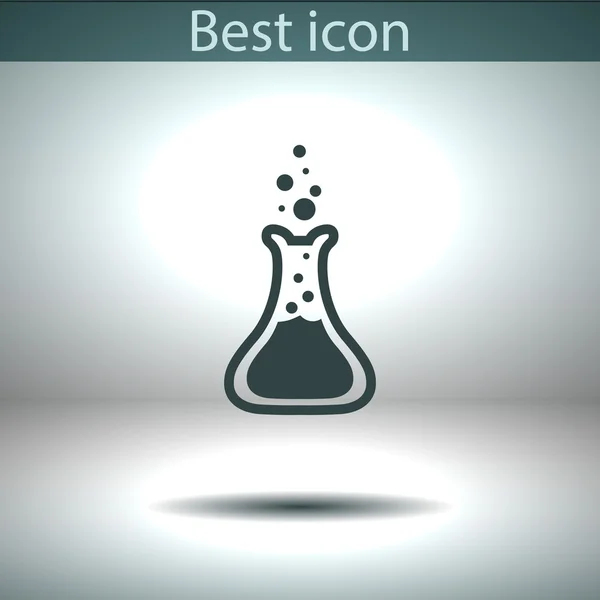 Laboratory glass icon — Stock Vector