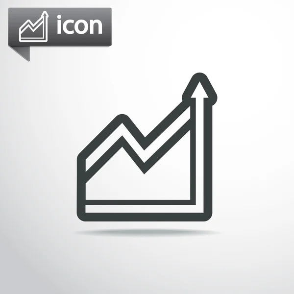 Infographic, chart icon — Stock Vector