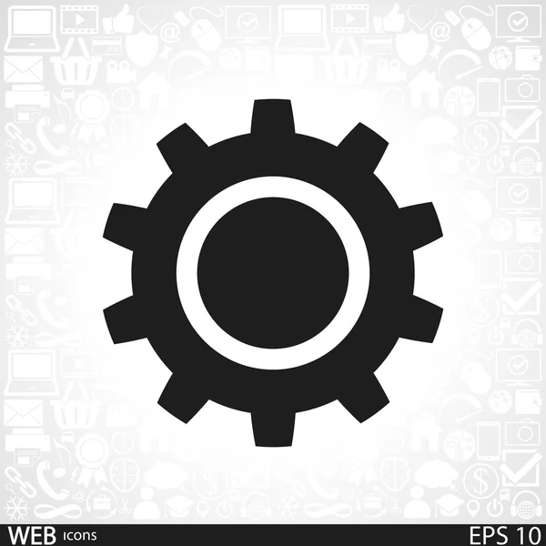 Gear icon — Stock Vector