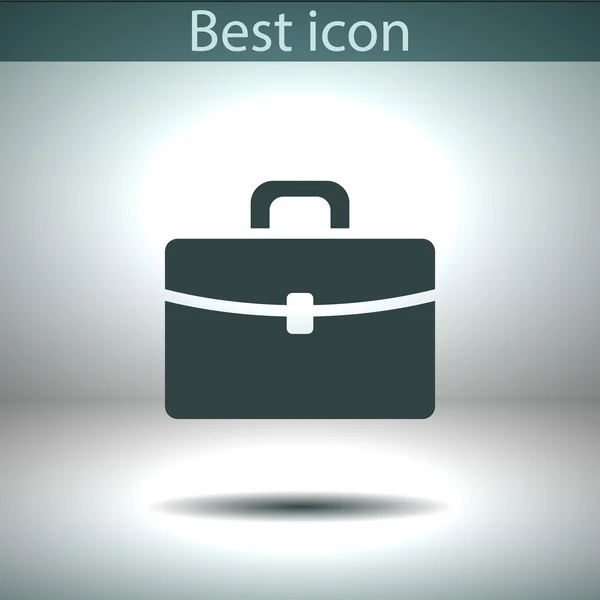 Briefcase icon design — Stock Vector
