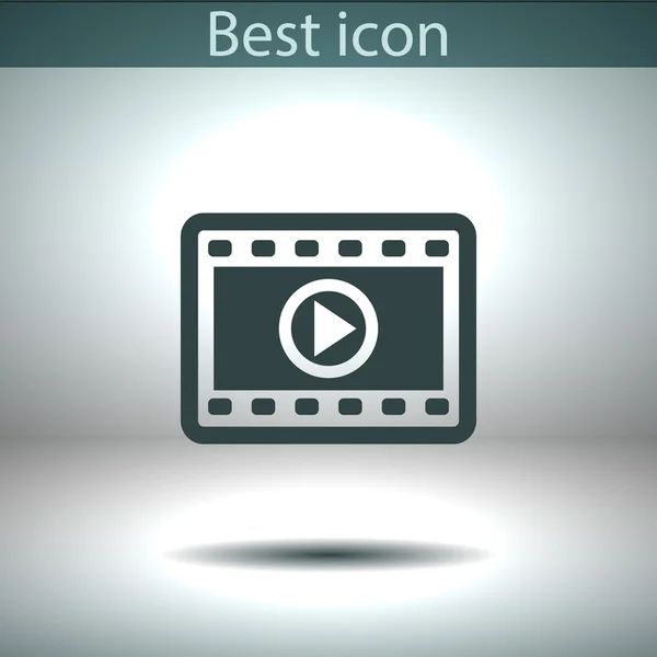 Video ikonu design — Stockový vektor