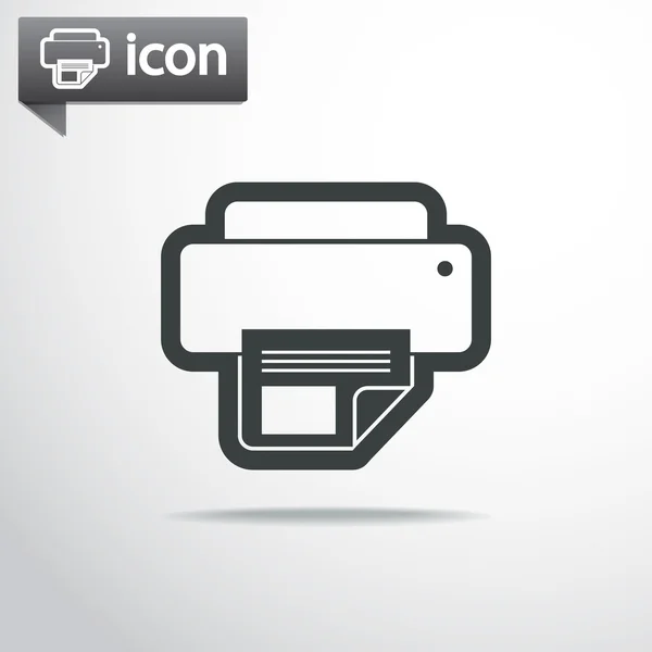Printer icon design — Stock Vector