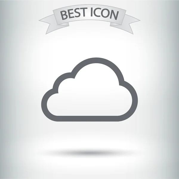 Cloud pictogram — Stockvector