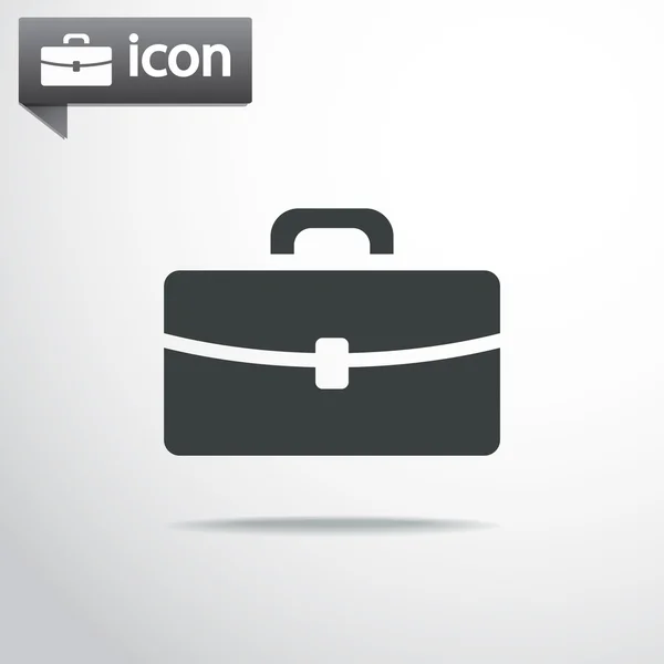 Briefcase icon design — Stock Vector