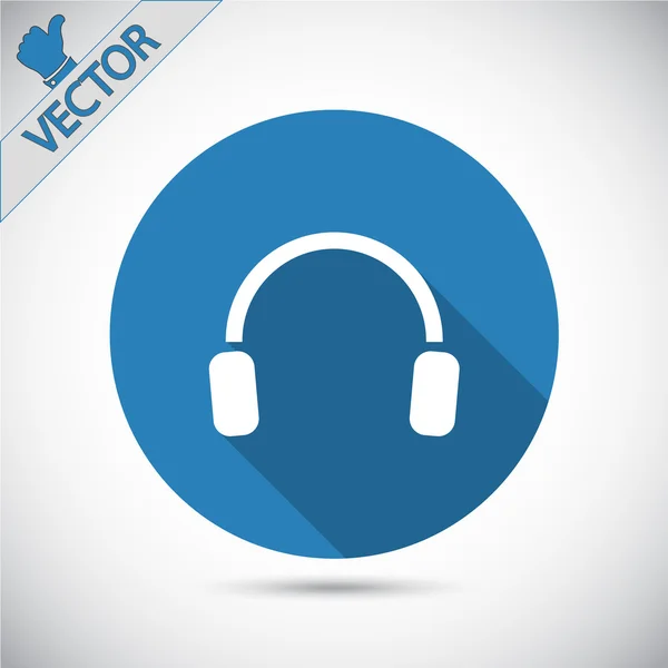 Headphones icon — Stock Vector