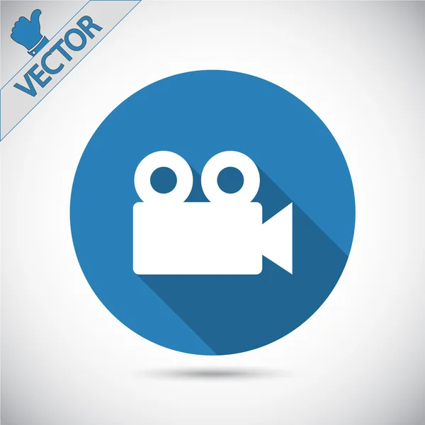 Icona videocamera — Vettoriale Stock