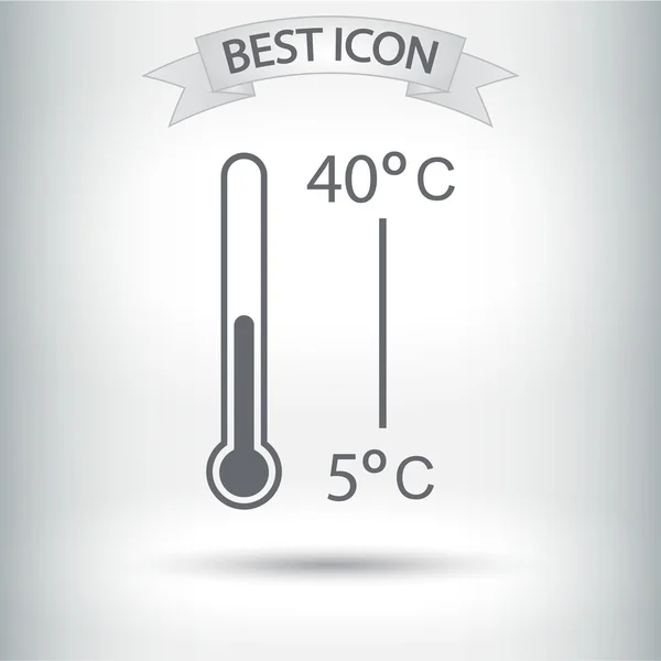 Design des Thermometers — Stockvektor