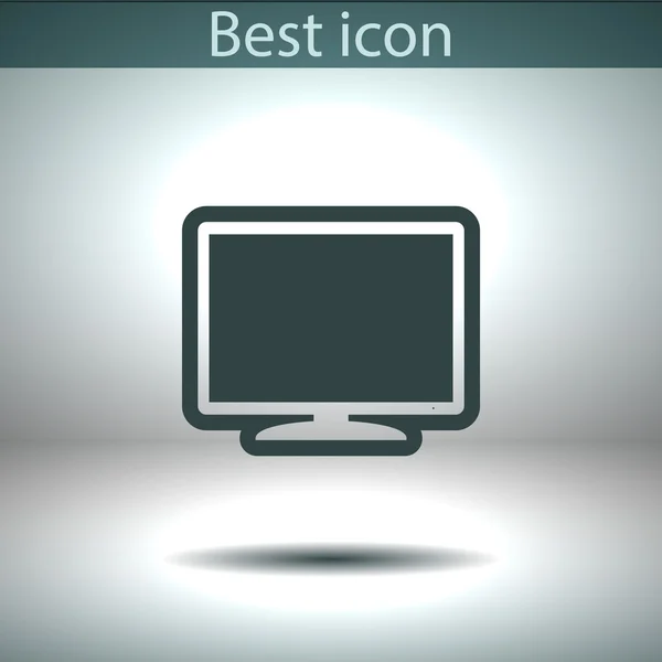 Diseño del icono del monitor — Archivo Imágenes Vectoriales