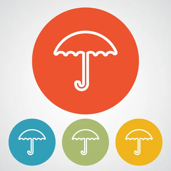 Umbrella icon design — Stock Vector