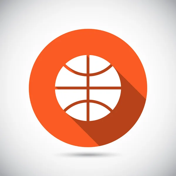 Basketbal pictogram — Stockvector