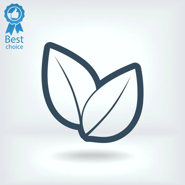 Leaf icon — Stock Vector