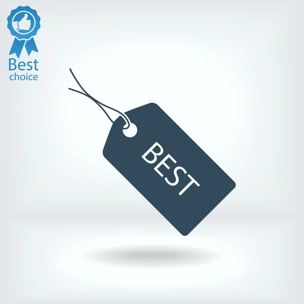 BEST tag icon — Stock Vector