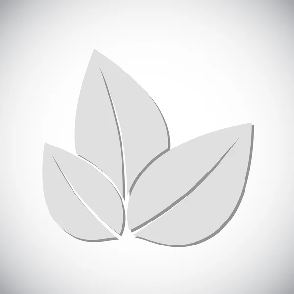 Icono de hoja — Vector de stock