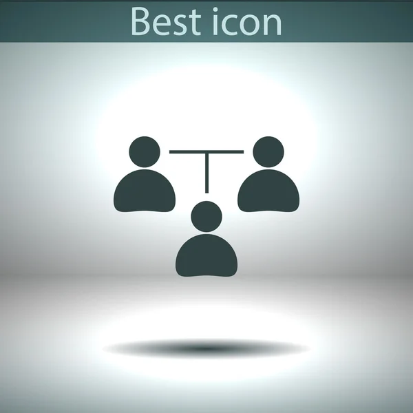 Concepto de comunicación. icono de conexión — Archivo Imágenes Vectoriales