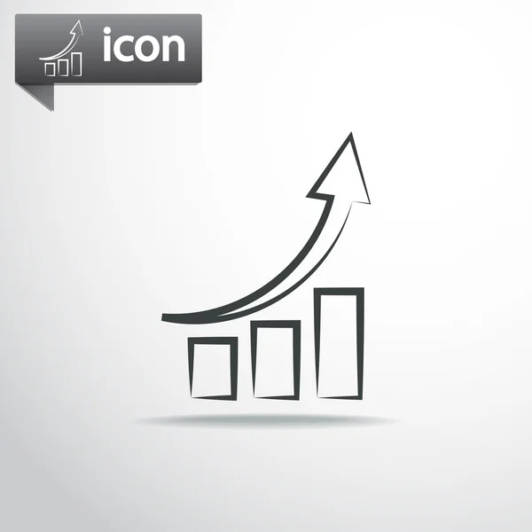 Infographic, chart icon — Stock Vector