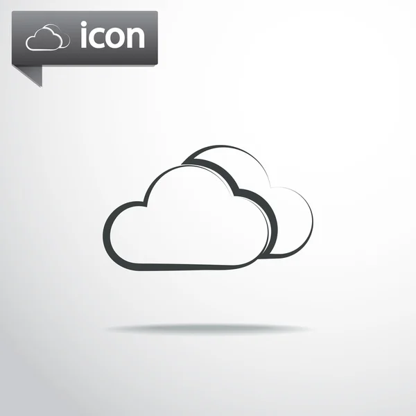 Illustration d'icône web météo — Image vectorielle