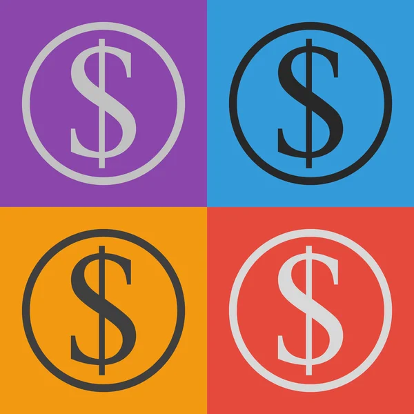 Pieniądze ikona designu — Wektor stockowy