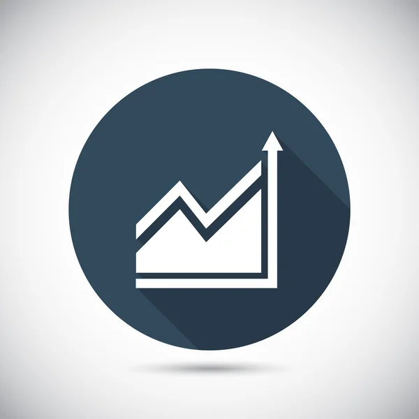 Infografica, icona del grafico — Vettoriale Stock