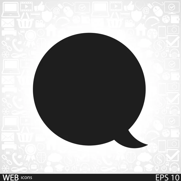 Icono de burbujas de habla cómica — Archivo Imágenes Vectoriales