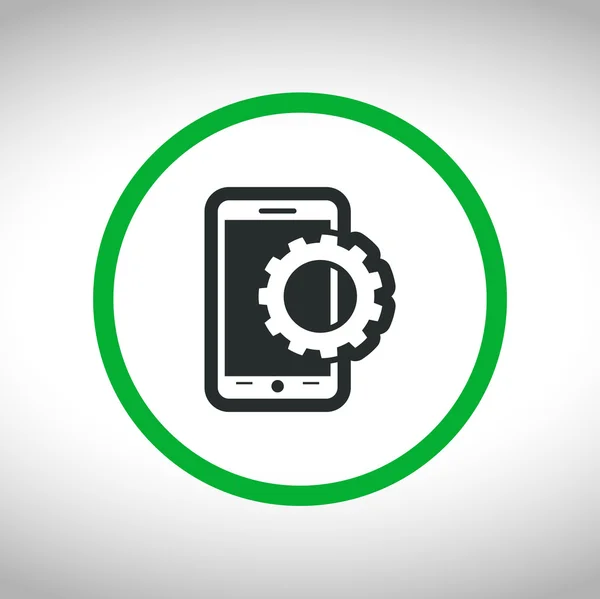 Mobiele smartphone pictogram — Stockvector