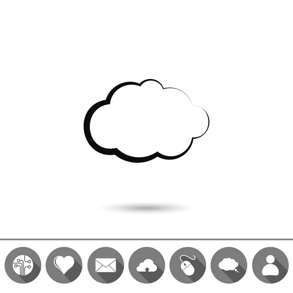 Icono de nube — Archivo Imágenes Vectoriales