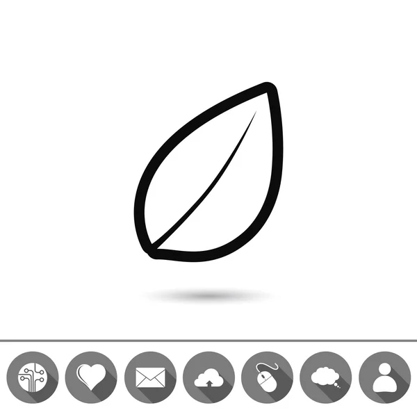 Tree leaves icon — Stock Vector