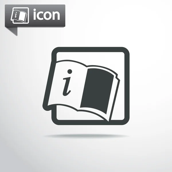 Open book icon — Stock Vector