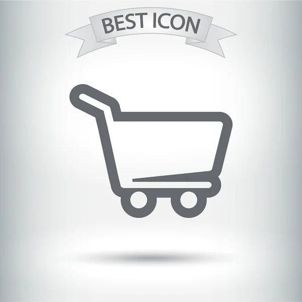 Icono de cesta de compra — Vector de stock