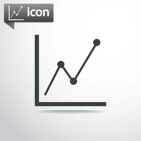 Infographic, chart icon — Stock Vector