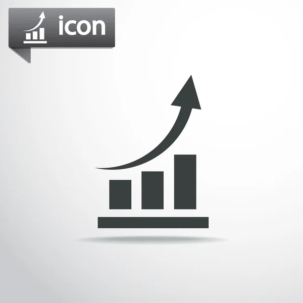 Infographic, chart icon — Stock Vector