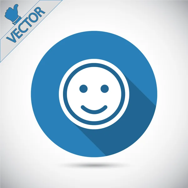 Sonrisa icono de diseño — Vector de stock