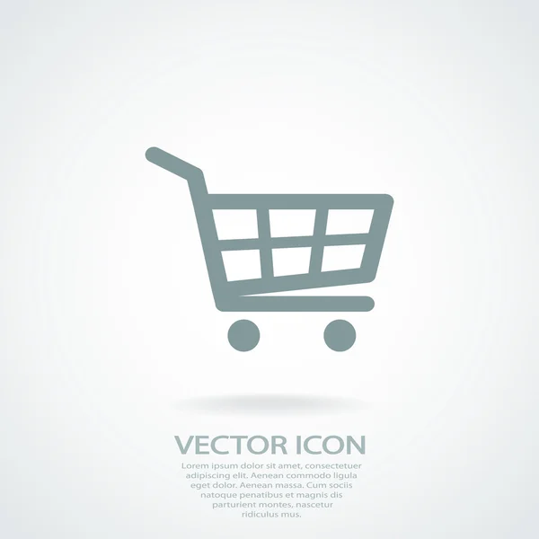 Ícone da cesta de compras — Vetor de Stock