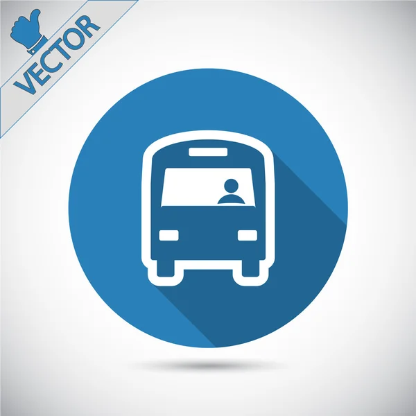 Bus pictogram ontwerp — Stockvector