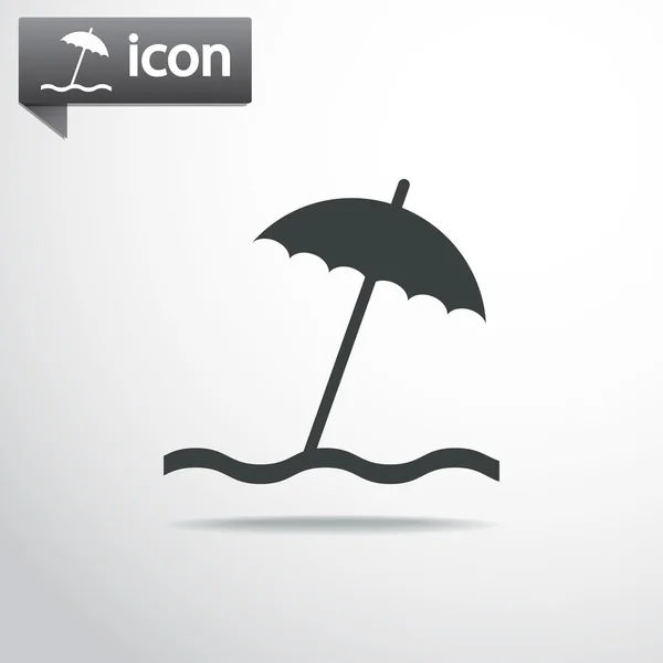 Paraguas icono de diseño — Archivo Imágenes Vectoriales