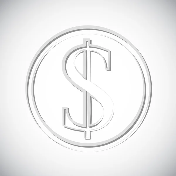 Geld-Ikone — Stockvektor