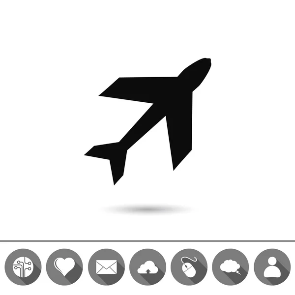 飞机符号图标 — 图库矢量图片