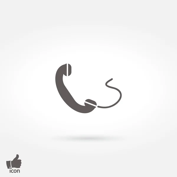 Telefon, flaches Symbol — Stockvektor