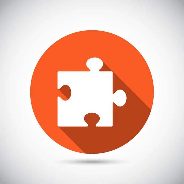 Puzzle piece icon — Stock Vector