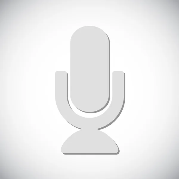 Microphone icon design — Stock Vector